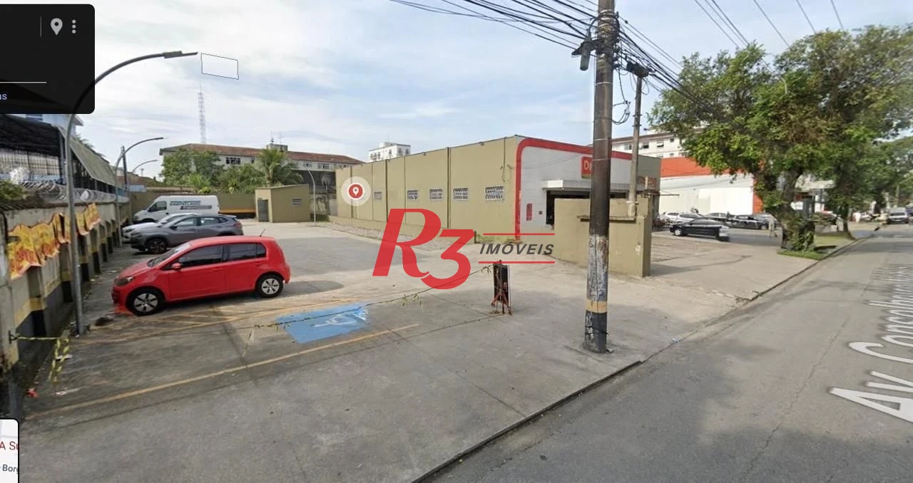 Terreno, 1260 m² - venda por R$ 10.000.000,00 ou aluguel por R$ 45.000,00/mês - Encruzilhada - Santos/SP