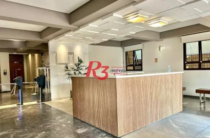 Sala, 135 m² - venda por R$ 840.000,00 ou aluguel por R$ 5.900,00/mês - Gonzaga - Santos/SP