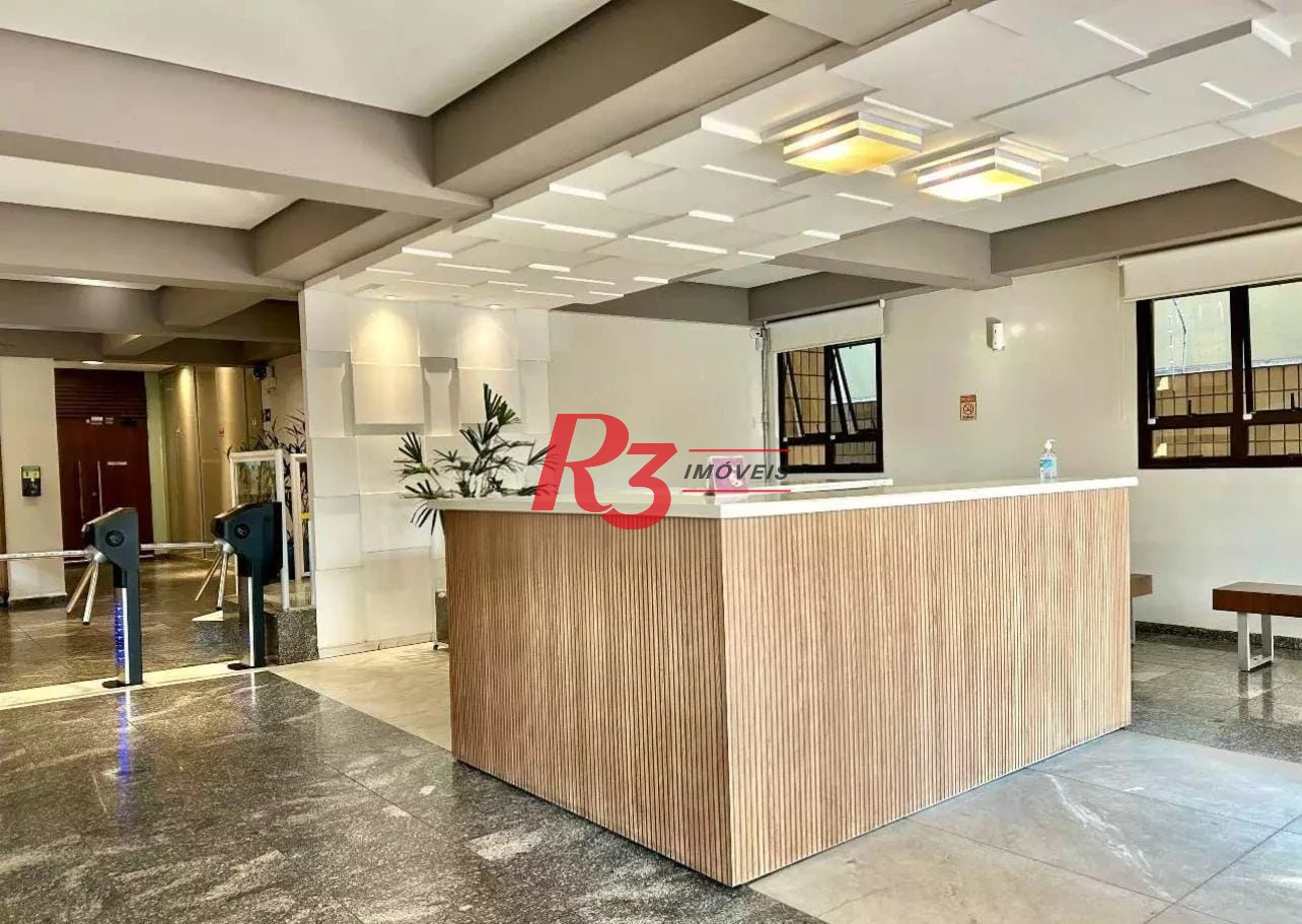 Sala, 135 m² - venda por R$ 840.000,00 ou aluguel por R$ 5.900,00/mês - Gonzaga - Santos/SP
