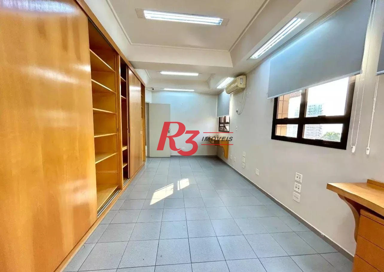 Sala, 135 m² - venda por R$ 840.000,00 ou aluguel por R$ 5.900,00/mês - Gonzaga - Santos/SP