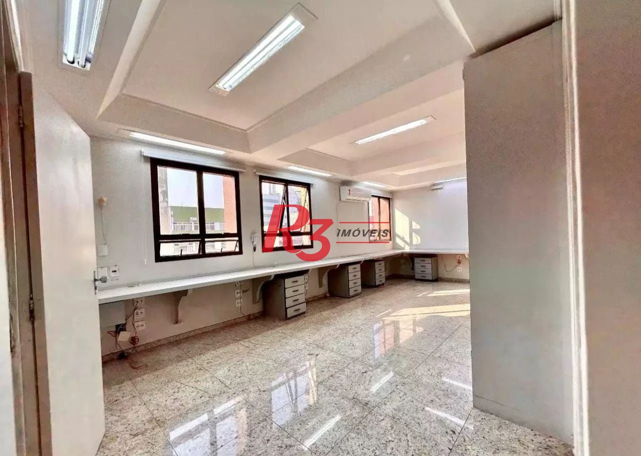 Sala, 135 m² - venda por R$ 840.000,00 ou aluguel por R$ 5.900,00/mês - Gonzaga - Santos/SP