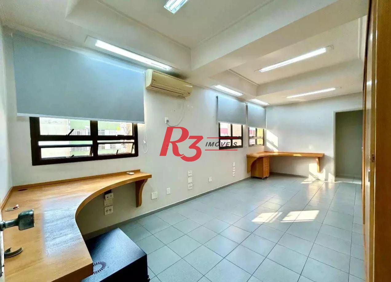 Sala, 135 m² - venda por R$ 840.000,00 ou aluguel por R$ 5.900,00/mês - Gonzaga - Santos/SP