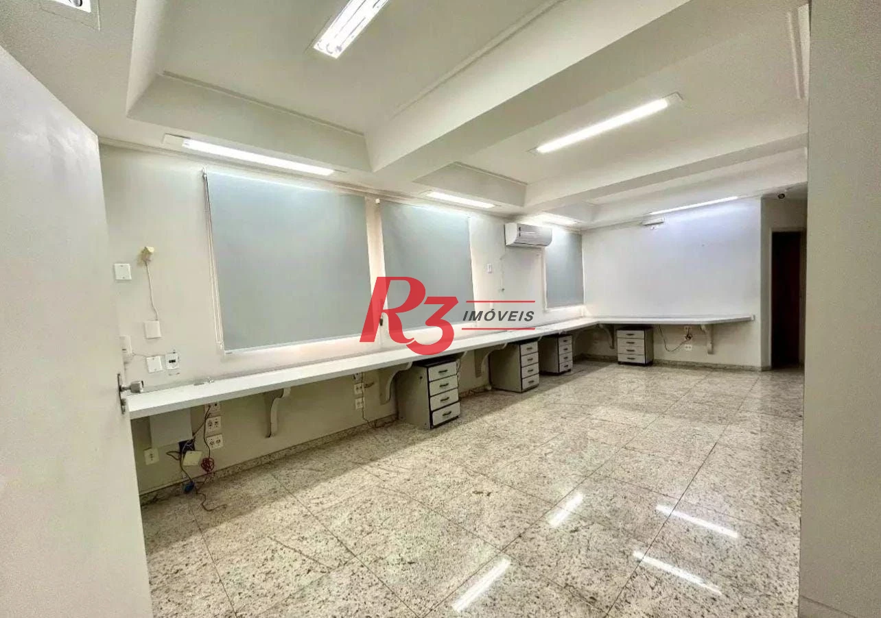 Sala, 135 m² - venda por R$ 840.000,00 ou aluguel por R$ 5.900,00/mês - Gonzaga - Santos/SP