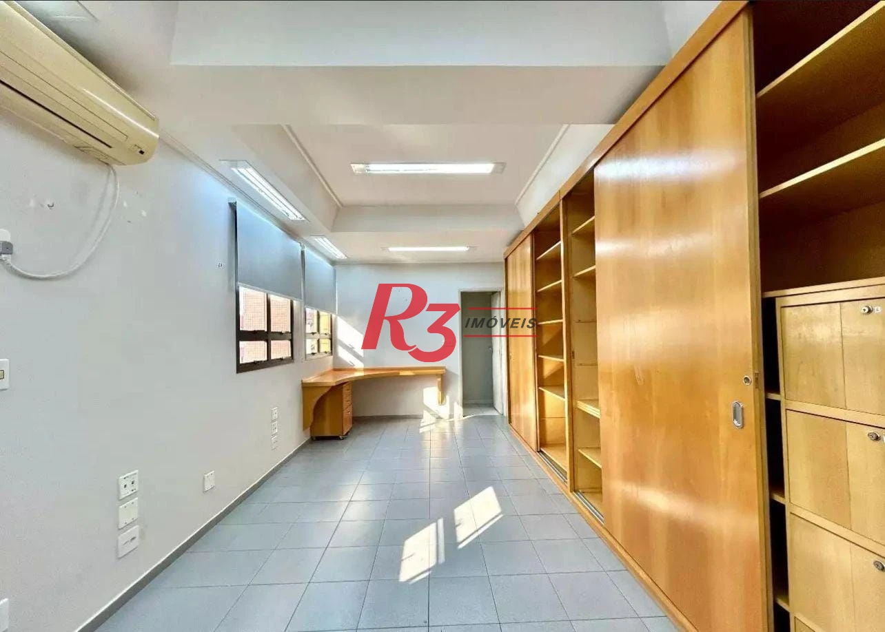 Sala, 135 m² - venda por R$ 840.000,00 ou aluguel por R$ 5.900,00/mês - Gonzaga - Santos/SP