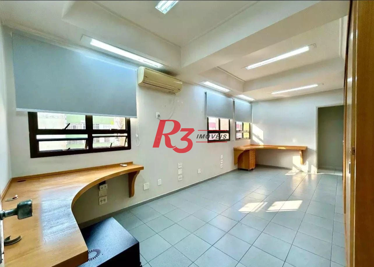 Sala, 135 m² - venda por R$ 840.000,00 ou aluguel por R$ 5.900,00/mês - Gonzaga - Santos/SP