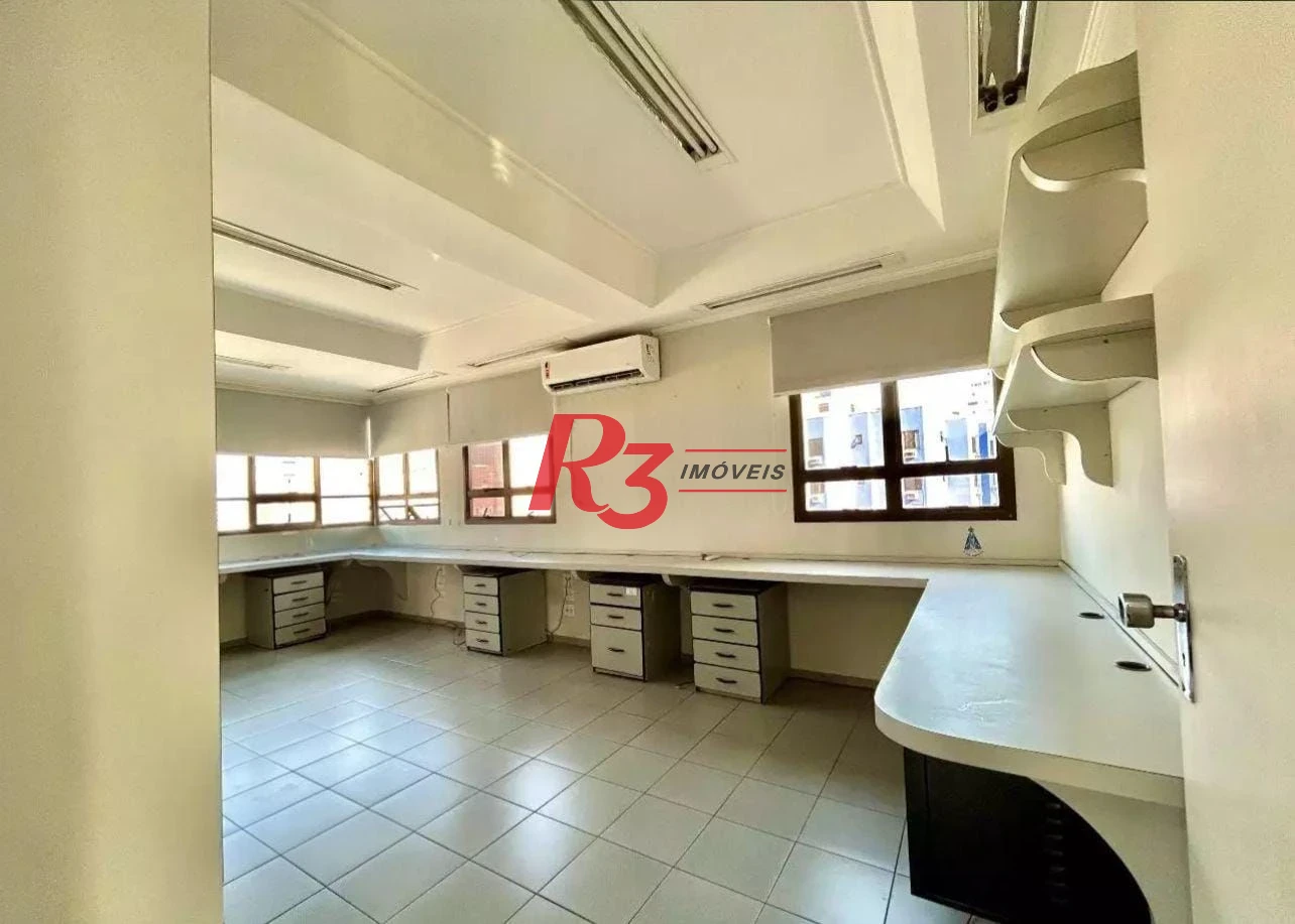 Sala, 135 m² - venda por R$ 840.000,00 ou aluguel por R$ 5.900,00/mês - Gonzaga - Santos/SP