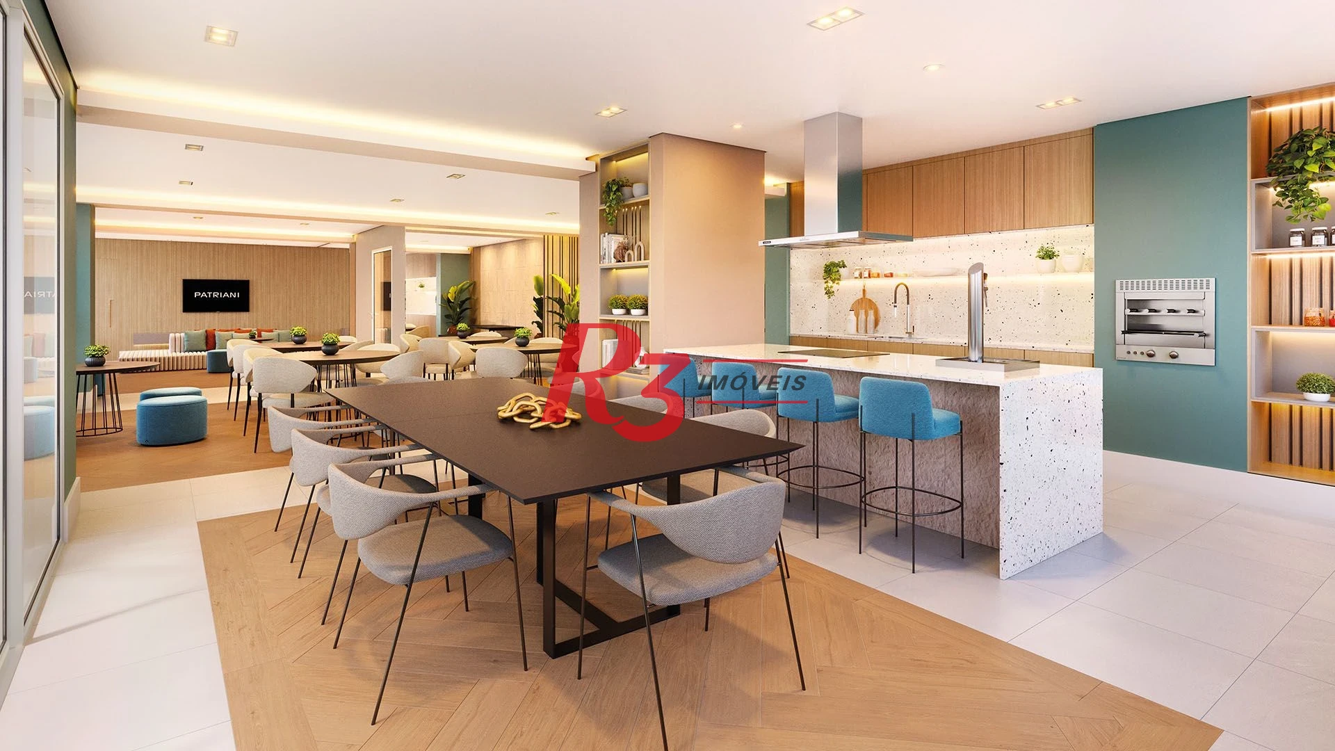 Apartamento Lançamento Mistral Embaré Patriani 3 dormitórios à venda, 128 m² por R$ 1.960.000 - Embaré - Santos/SP
