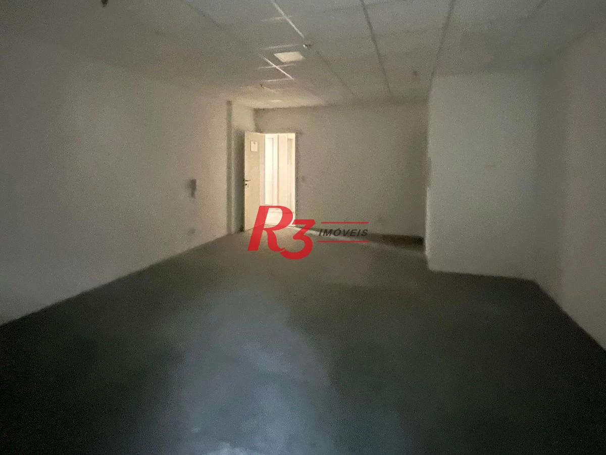Sala para alugar, 43 m² por R$ 3.000,00/mês - Valongo - Santos/SP