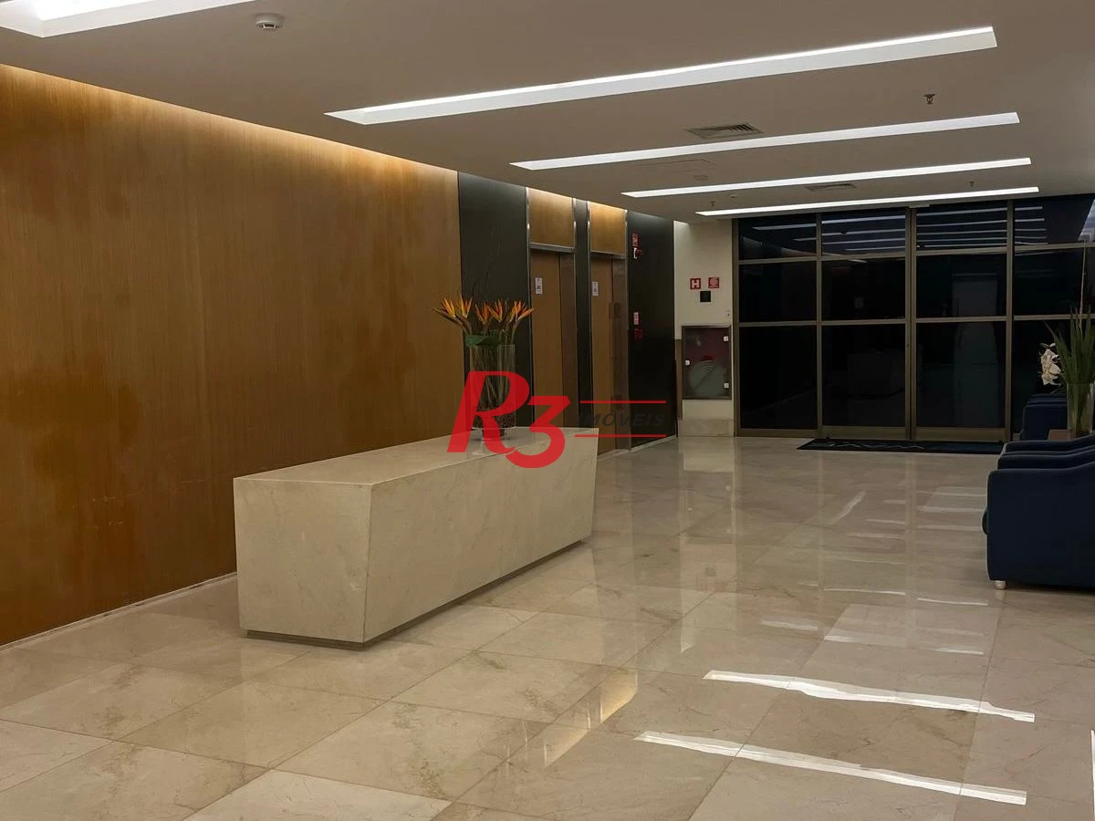 Sala para alugar, 43 m² por R$ 3.000,00/mês - Valongo - Santos/SP