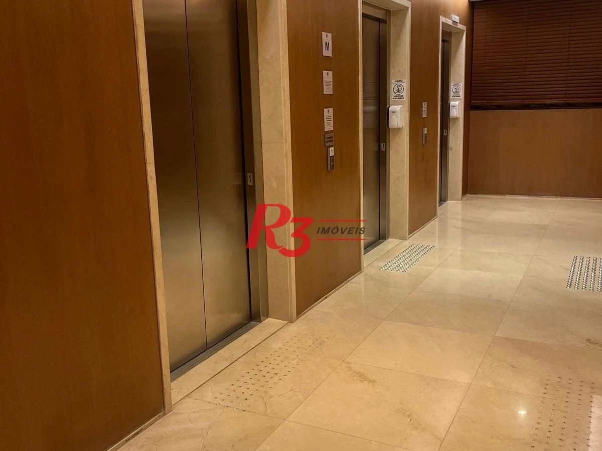 Sala para alugar, 43 m² por R$ 3.000,00/mês - Valongo - Santos/SP