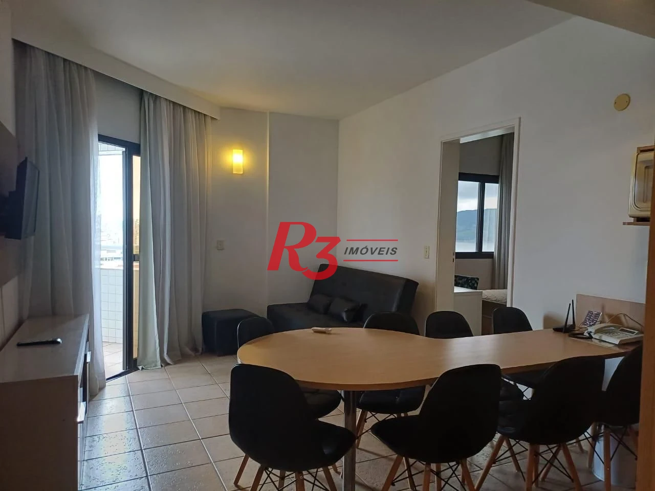 Flat com 2 dormitórios para alugar, 60 m² por R$ 7.000,00/mês - Boqueirão - Santos/SP