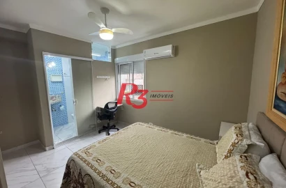 Apartamento com 2 dormitórios à venda, 46 m² por R$ 450.000,00 - José Menino - Santos/SP