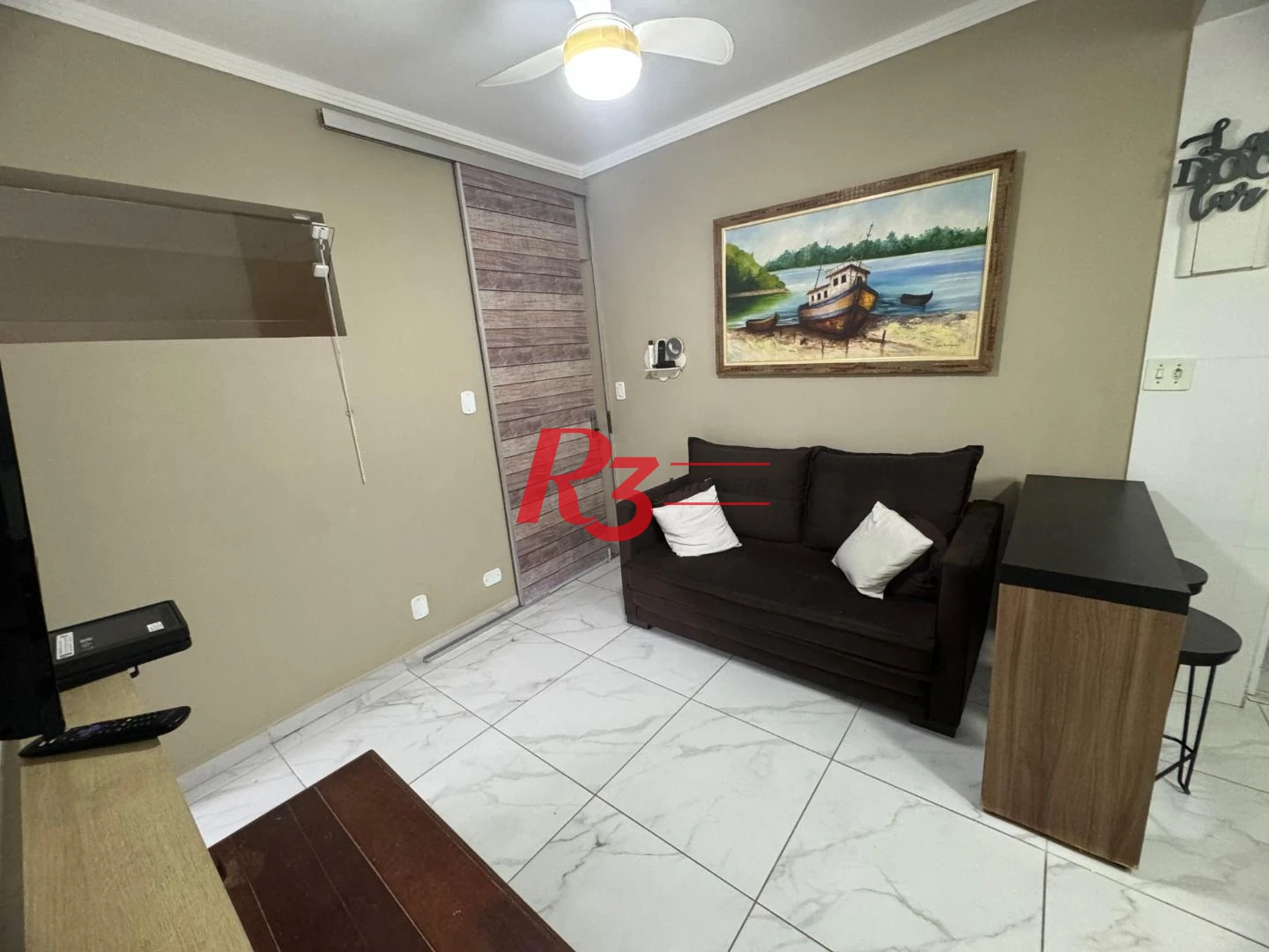 Apartamento com 2 dormitórios à venda, 46 m² por R$ 450.000,00 - José Menino - Santos/SP