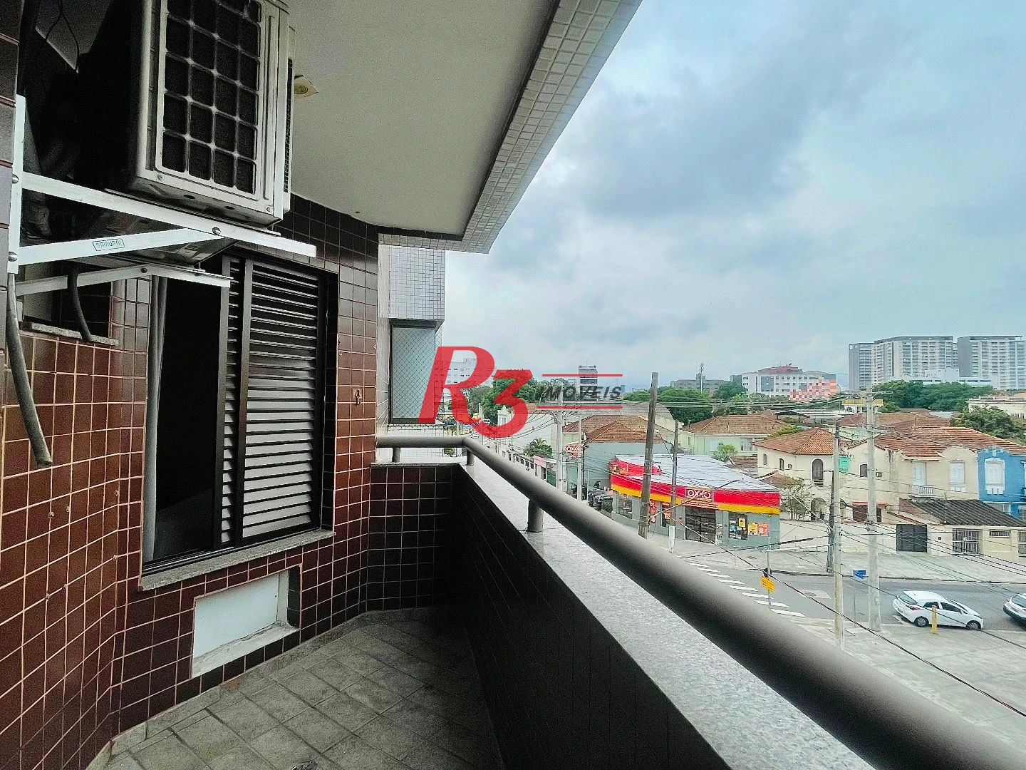 Apartamento com 1 dormitório para alugar, 51 m² por R$ 3.200,00/mês - Vila Matias - Santos/SP