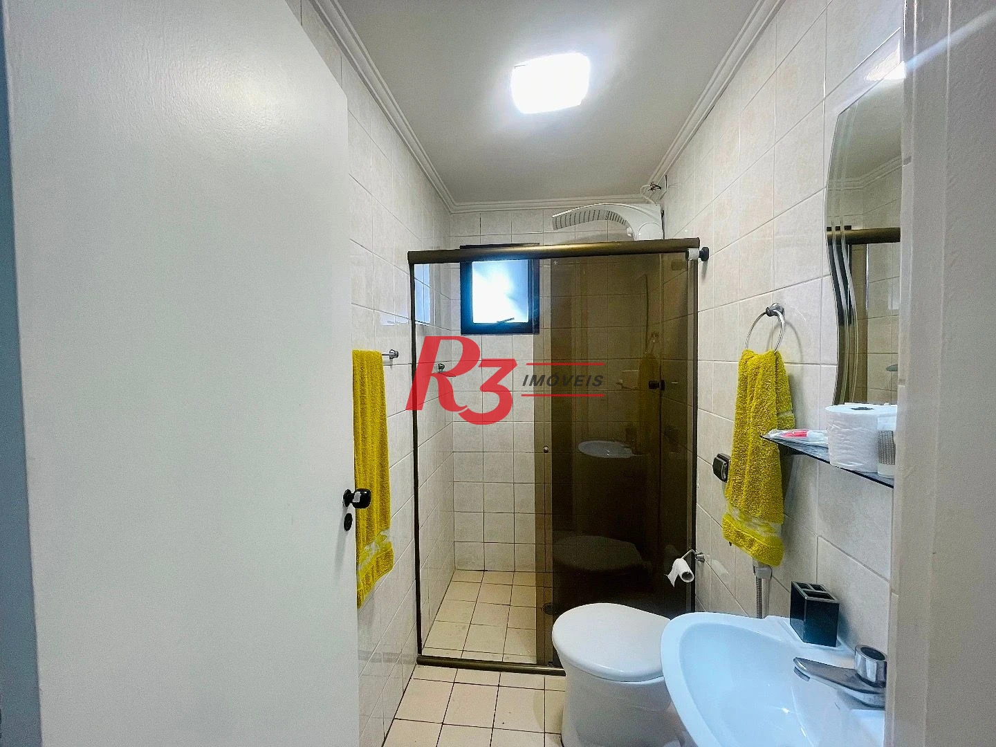 Apartamento com 1 dormitório para alugar, 51 m² por R$ 3.200,00/mês - Vila Matias - Santos/SP