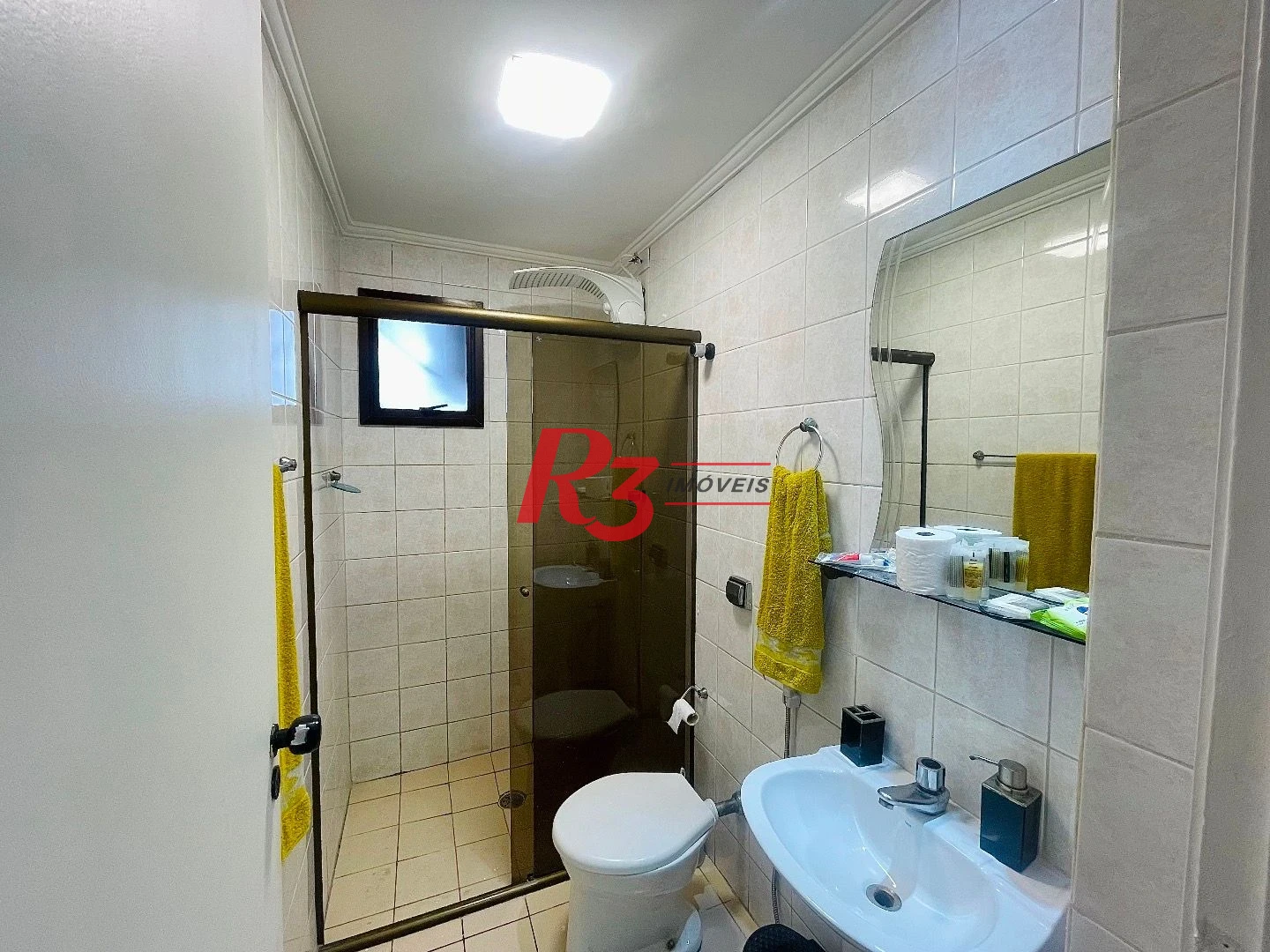 Apartamento com 1 dormitório para alugar, 51 m² por R$ 3.200,00/mês - Vila Matias - Santos/SP