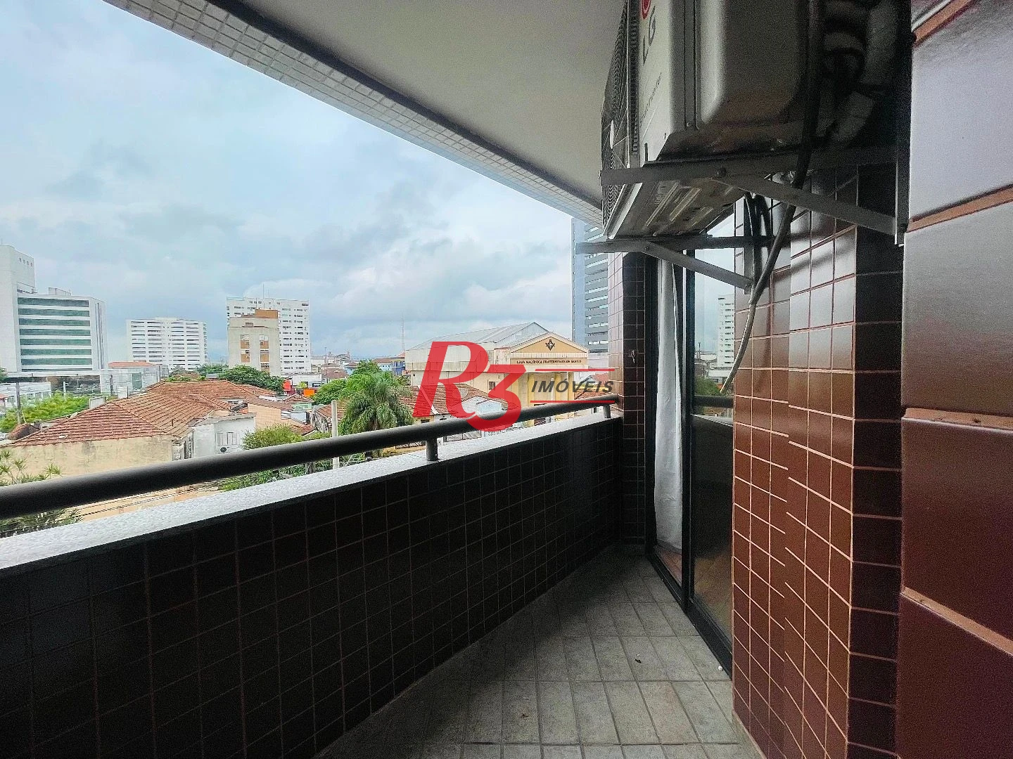 Apartamento com 1 dormitório para alugar, 51 m² por R$ 3.200,00/mês - Vila Matias - Santos/SP