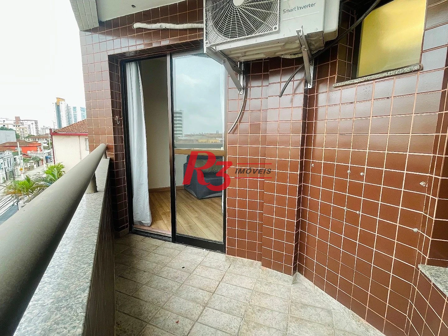 Apartamento com 1 dormitório para alugar, 51 m² por R$ 3.200,00/mês - Vila Matias - Santos/SP
