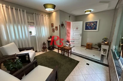Sobrado com 4 dormitórios à venda, 180 m² por R$ 1.300.000,00 - Aparecida - Santos/SP