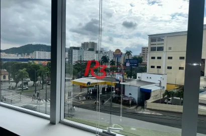 Sala para alugar, 148 m² por R$ 15.429,64/mês - Gonzaga - Santos/SP