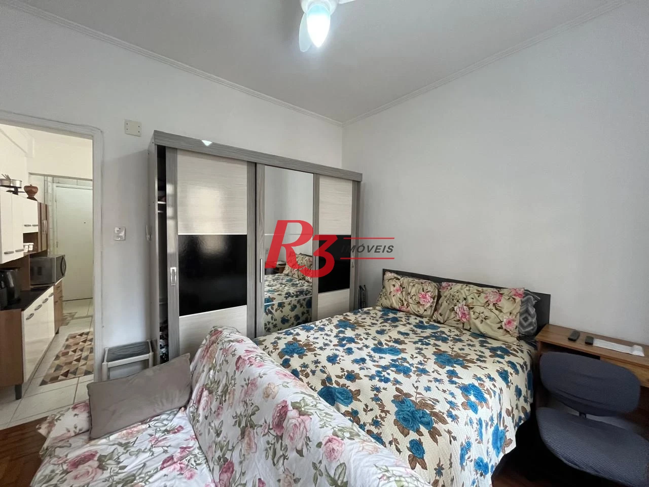 Apartamento com 1 dormitório para alugar, 42 m² por R$ 3.700,02/mês - Boqueirão - Santos/SP