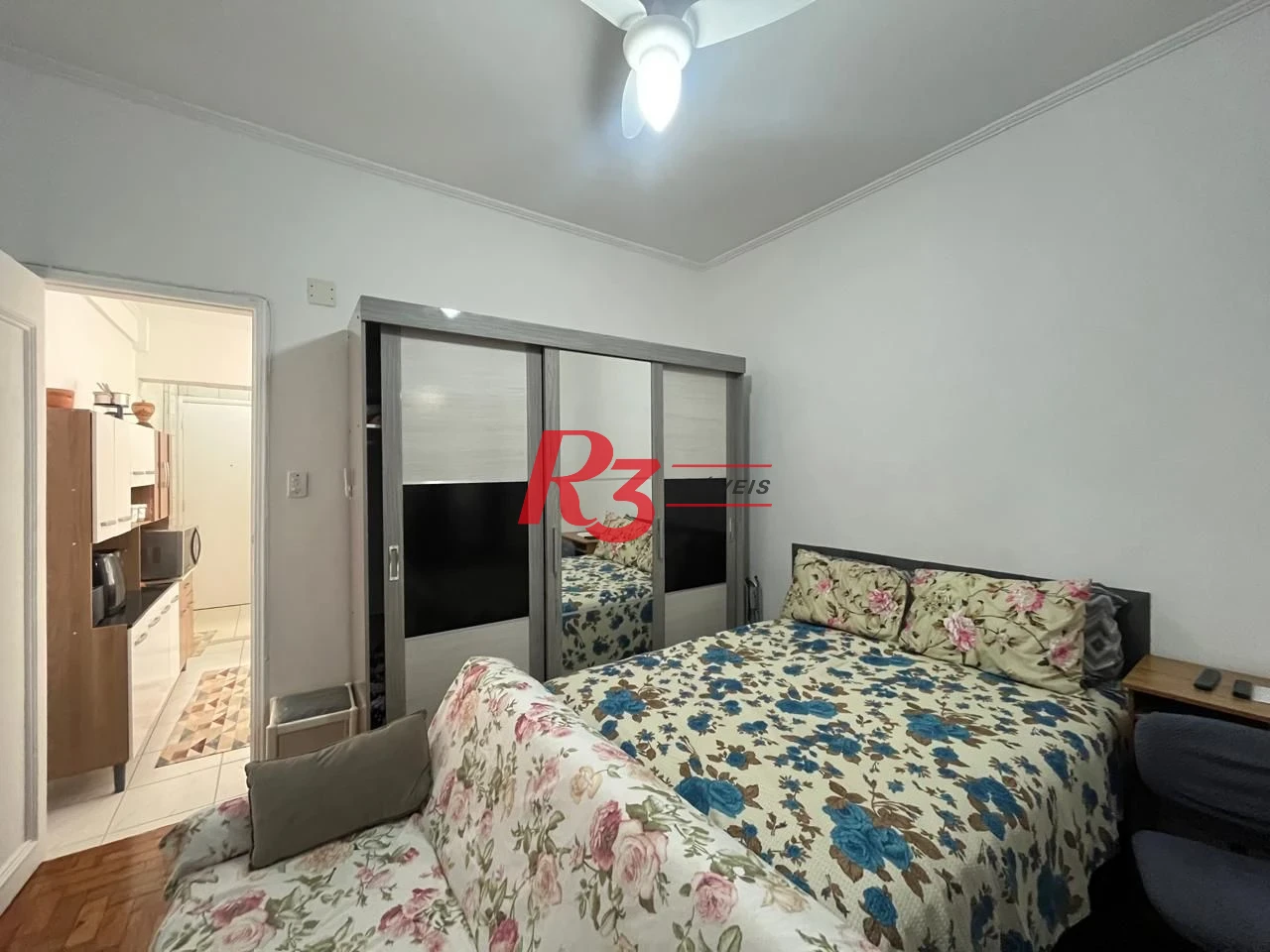 Apartamento com 1 dormitório para alugar, 42 m² por R$ 3.700,02/mês - Boqueirão - Santos/SP