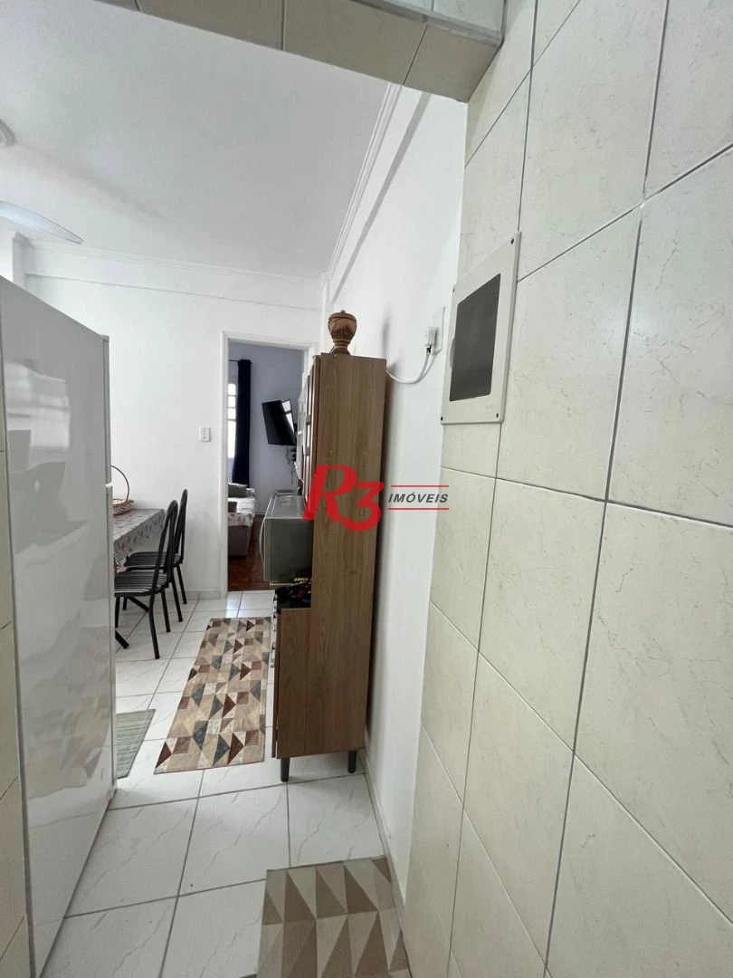 Apartamento com 1 dormitório para alugar, 42 m² por R$ 3.700,02/mês - Boqueirão - Santos/SP