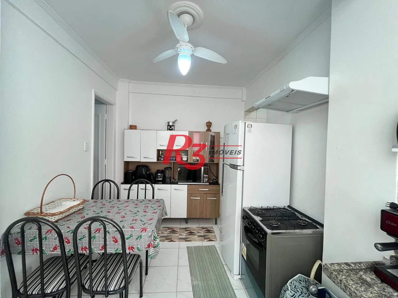 Apartamento com 1 dormitório para alugar, 42 m² por R$ 3.700,02/mês - Boqueirão - Santos/SP