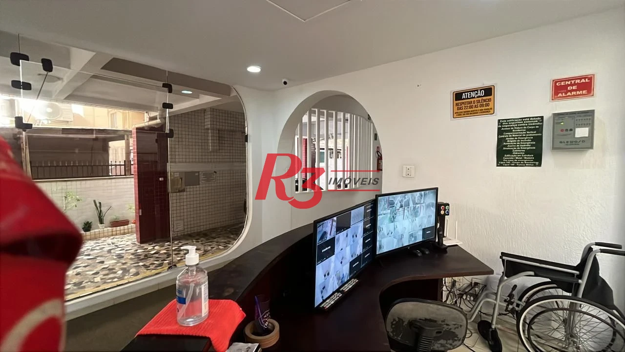 Apartamento com 1 dormitório para alugar, 42 m² por R$ 3.700,02/mês - Boqueirão - Santos/SP