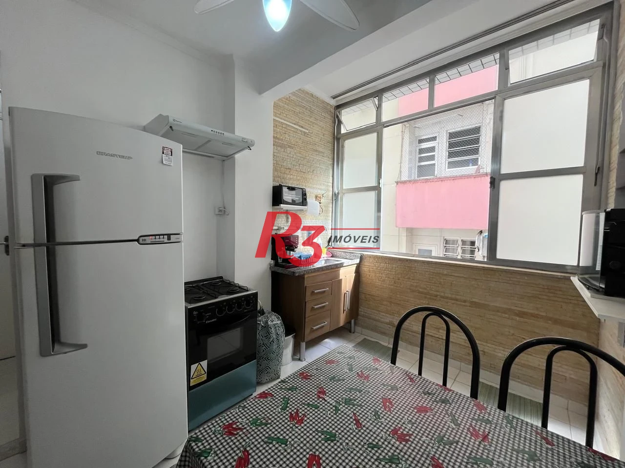 Apartamento com 1 dormitório para alugar, 42 m² por R$ 3.700,02/mês - Boqueirão - Santos/SP
