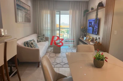 Apartamento com 2 dormitórios à venda, 73 m² por R$ 760.000,00 - Ponta da Praia - Santos/SP
