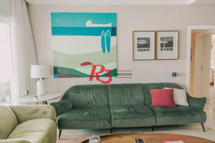 Apartamento com 3 dormitórios para alugar, 165 m² por R$ 21.800,00/mês - Ponta da Praia - Santos/SP