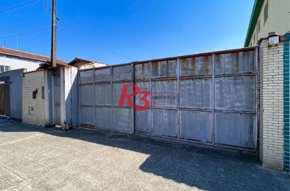 Galpão para alugar, 500 m² por R$ 13.000,00/mês - Macuco - Santos/SP