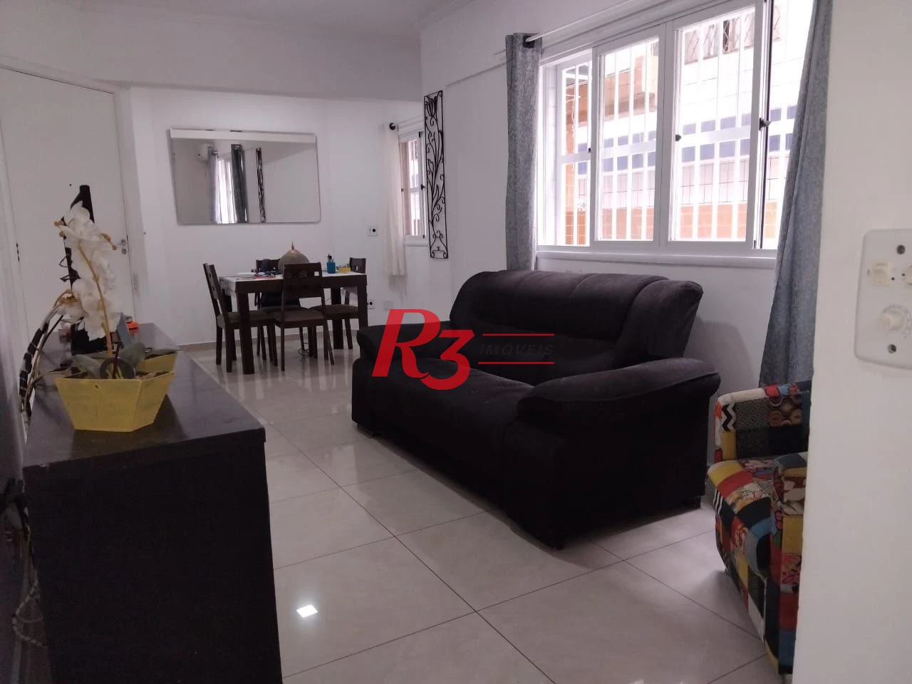 Apartamento com 3 dormitórios à venda, 90 m² por R$ 580.000,00 - Embaré - Santos/SP