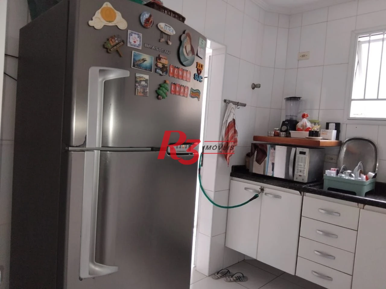 Apartamento com 3 dormitórios à venda, 90 m² por R$ 580.000,00 - Embaré - Santos/SP