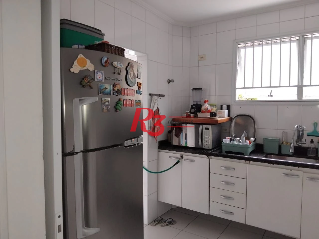 Apartamento com 3 dormitórios à venda, 90 m² por R$ 580.000,00 - Embaré - Santos/SP
