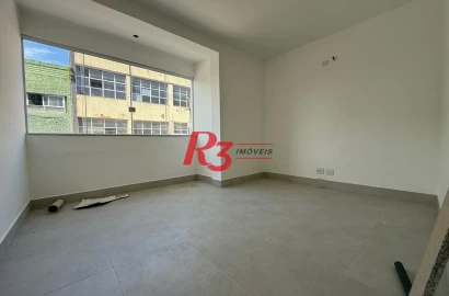 Sala para alugar, 147 m² por R$ 3.000,00/mês - Centro - Santos/SP