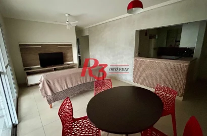 Apartamento com 3 dormitórios para alugar, 96 m² por R$ 7.000,00/mês - Vila Belmiro - Santos/SP