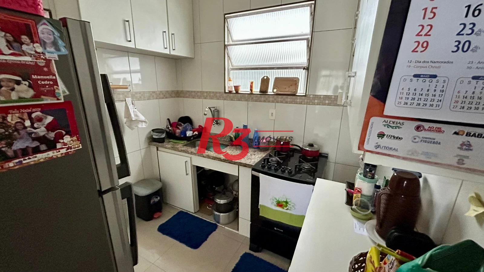 Apartamento com 2 dormitórios à venda, 57 m² por R$ 315.000,00 - Aparecida - Santos/SP