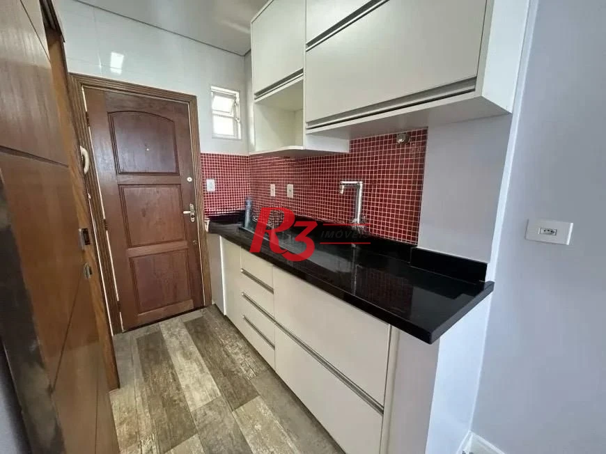 Kitnet com 1 dormitório à venda, 30 m² por R$ 310.000,00 - Boqueirão - Santos/SP