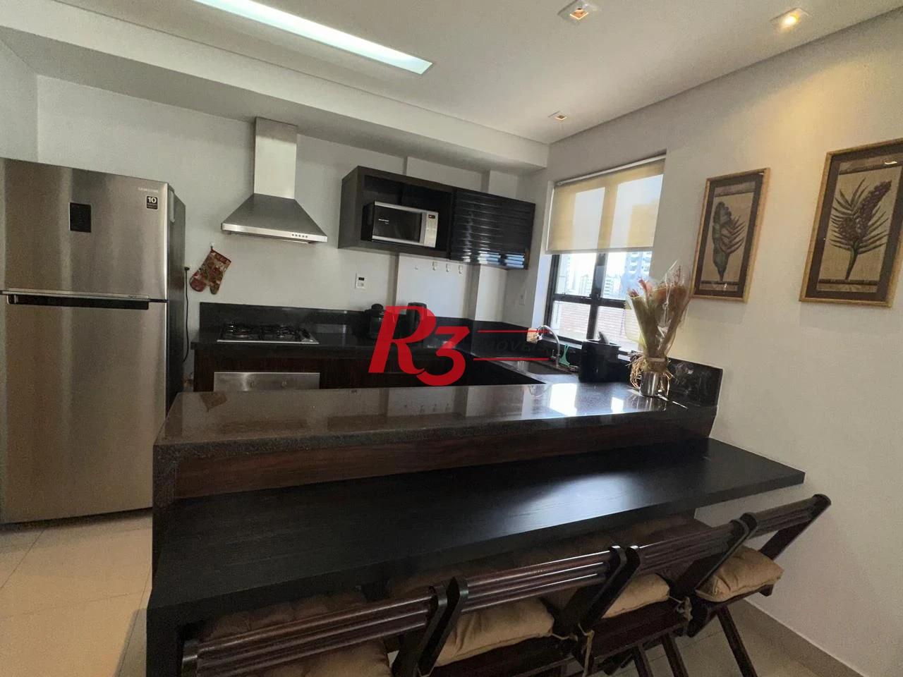 Apartamento Duplex com 1 dormitório à venda, 83 m² por R$ 710.000,00 - Ponta da Praia - Santos/SP