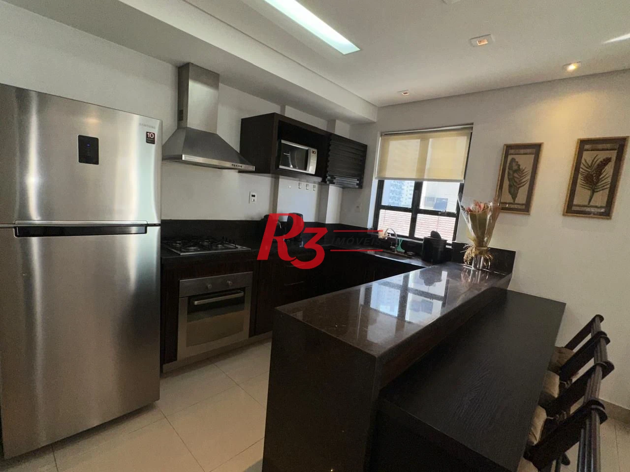 Apartamento Duplex com 1 dormitório à venda, 83 m² por R$ 710.000,00 - Ponta da Praia - Santos/SP