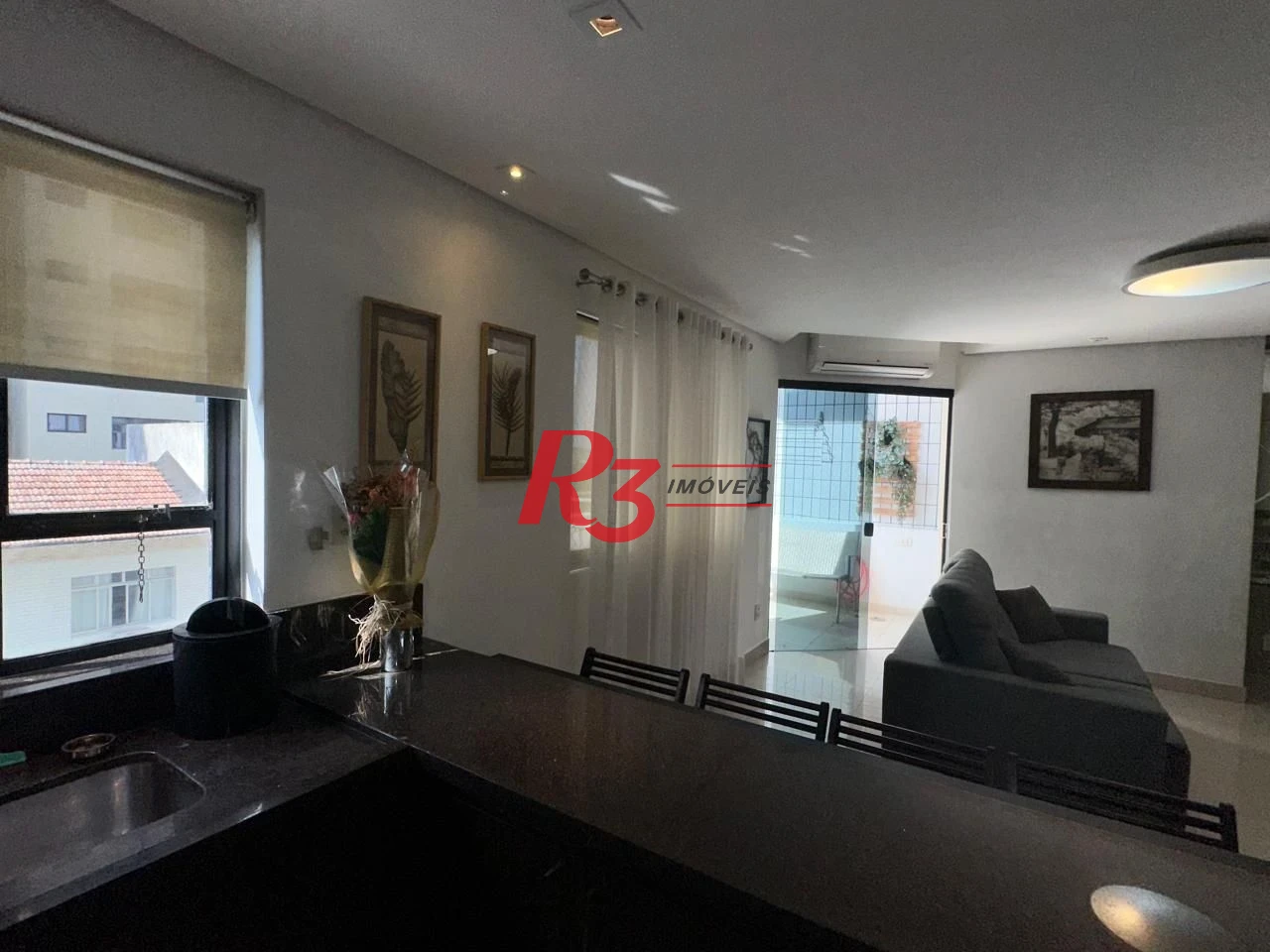 Apartamento Duplex com 1 dormitório à venda, 83 m² por R$ 710.000,00 - Ponta da Praia - Santos/SP