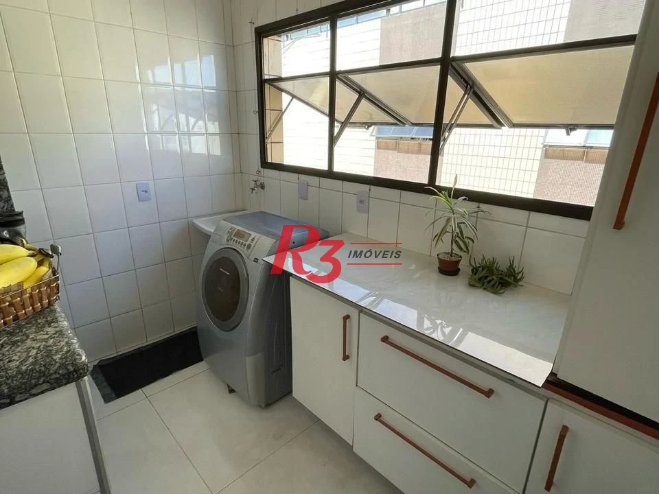 Cobertura com 4 dormitórios à venda, 198 m² por R$ 1.900.000,00 - Aparecida - Santos/SP