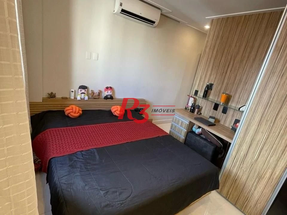 Cobertura com 4 dormitórios à venda, 198 m² por R$ 1.900.000,00 - Aparecida - Santos/SP