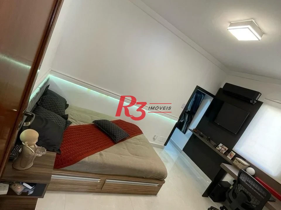 Cobertura com 4 dormitórios à venda, 198 m² por R$ 1.900.000,00 - Aparecida - Santos/SP