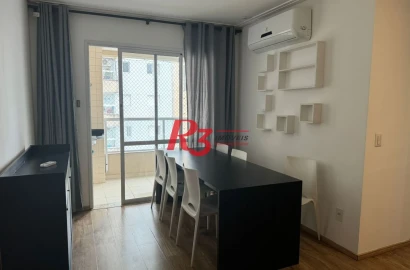 Apartamento com 3 dormitórios à venda, 77 m² por R$ 650.000,00 - Ponta da Praia - Santos/SP