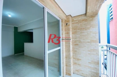 Apartamento com 2 dormitórios à venda, 51 m² por R$ 425.000,00 - José Menino - Santos/SP