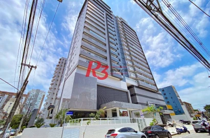 Apartamento com 1 dormitório à venda, 60 m² por R$ 700.000,00 - Boqueirão - Santos/SP