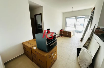 Apartamento com 1 dormitório à venda, 60 m² por R$ 700.000,00 - Boqueirão - Santos/SP